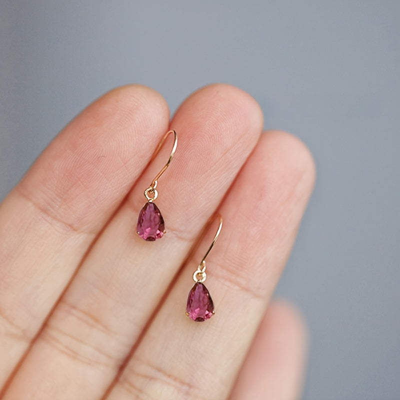 Éclat Royale – 925 Sterling Silver Drop Earrings