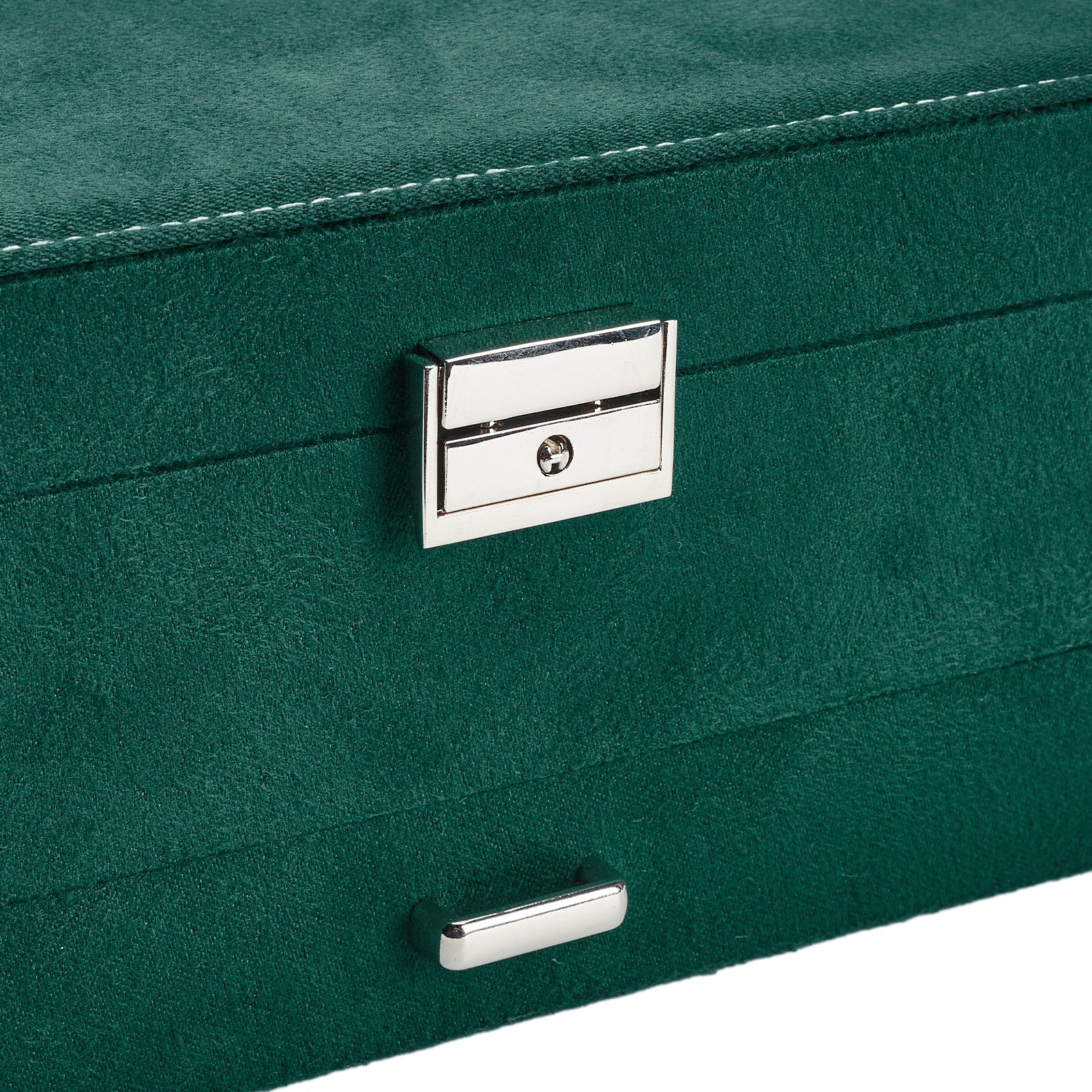 VelvetVault™ – 3-Layer Vintage Jewellery Storage Box with Lock