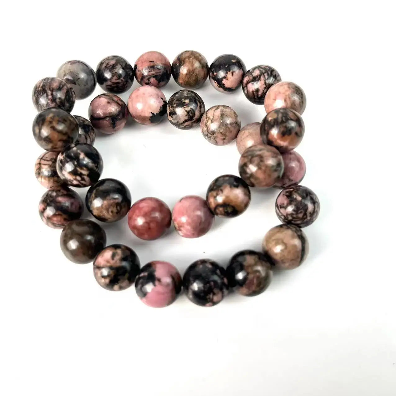 Natural Crystal Bead Bracelet – 12mm Gemstone Wellness Jewellery
