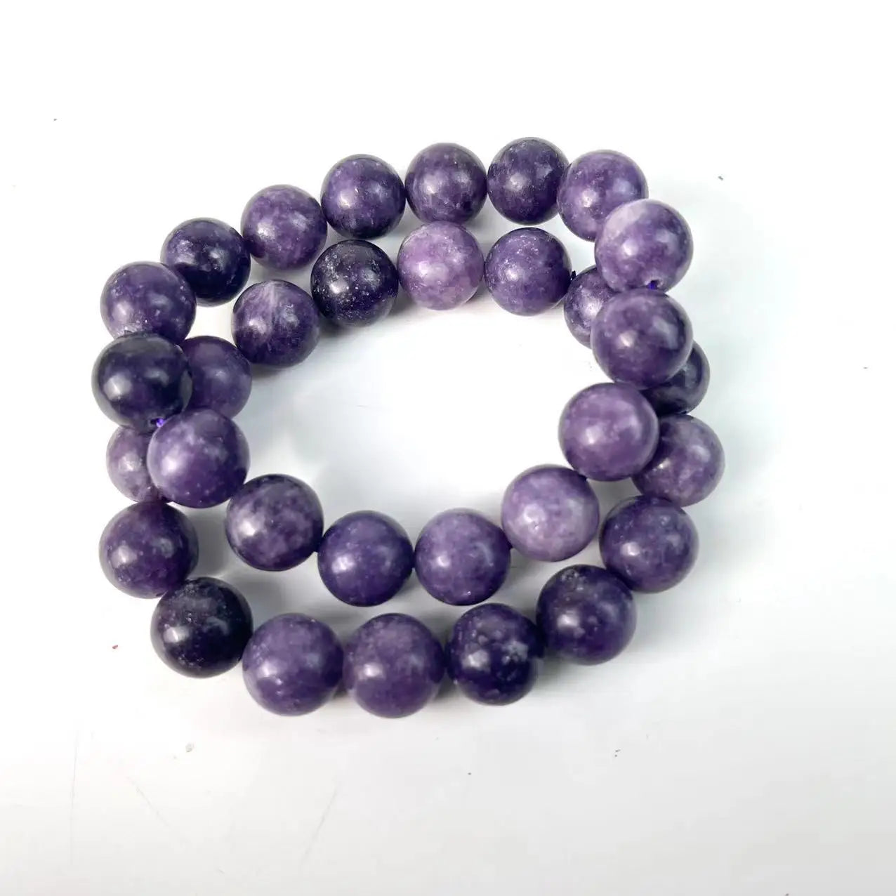 Natural Crystal Bead Bracelet – 12mm Gemstone Wellness Jewellery