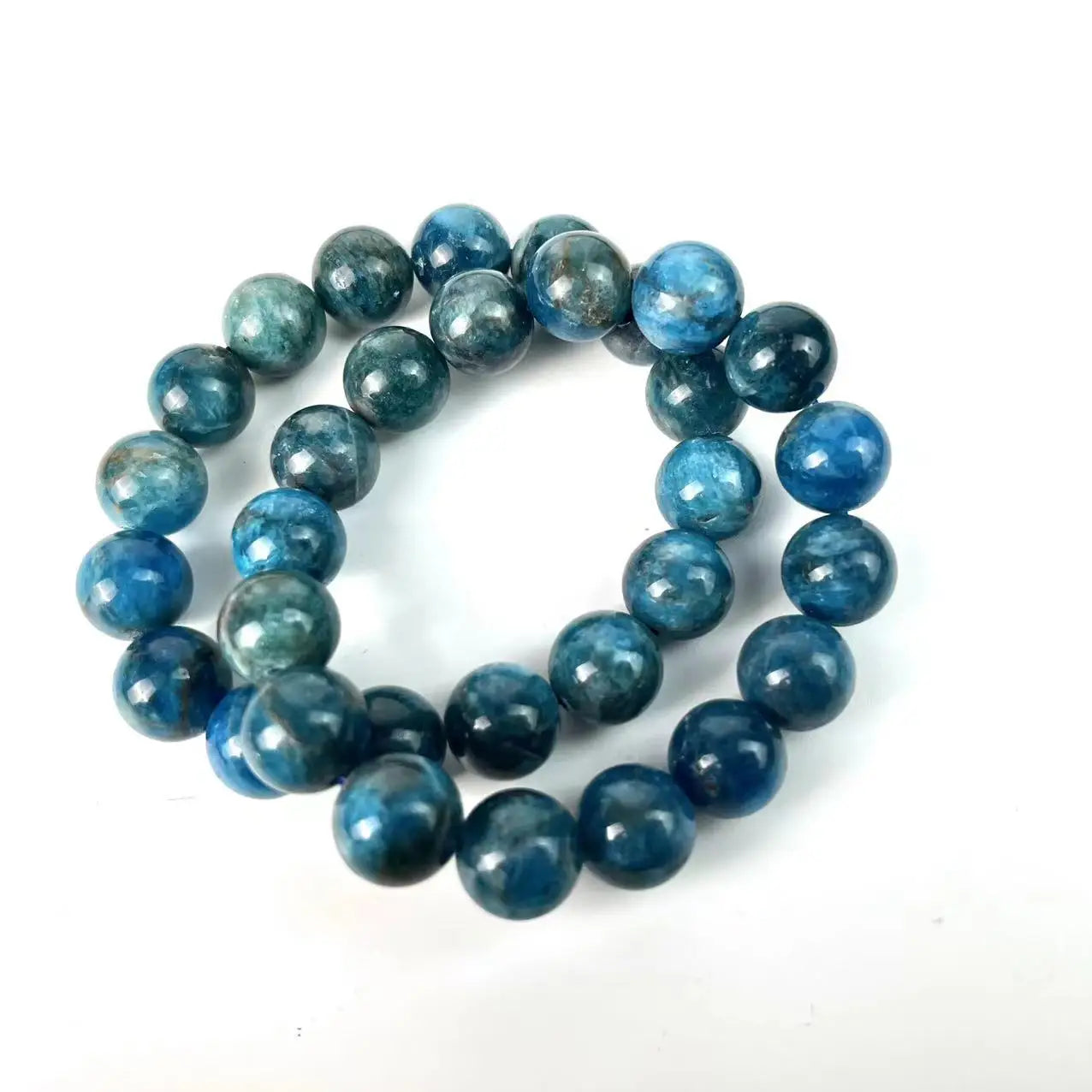 Natural Crystal Bead Bracelet – 12mm Gemstone Wellness Jewellery
