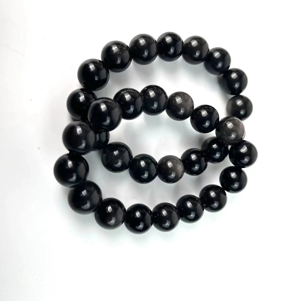 Natural Crystal Bead Bracelet – 12mm Gemstone Wellness Jewellery