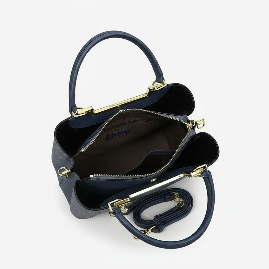 The Heritage Tote – Vintage Grain Leather Shoulder Bag