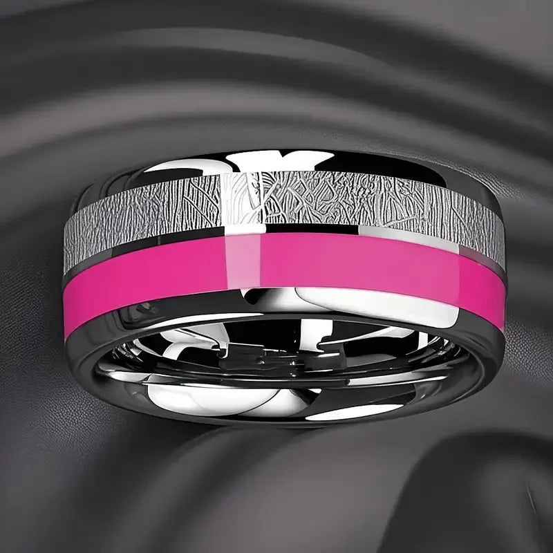 Rings Orion Nebula Forge #2 – Starry Tungsten Unisex Wedding Band