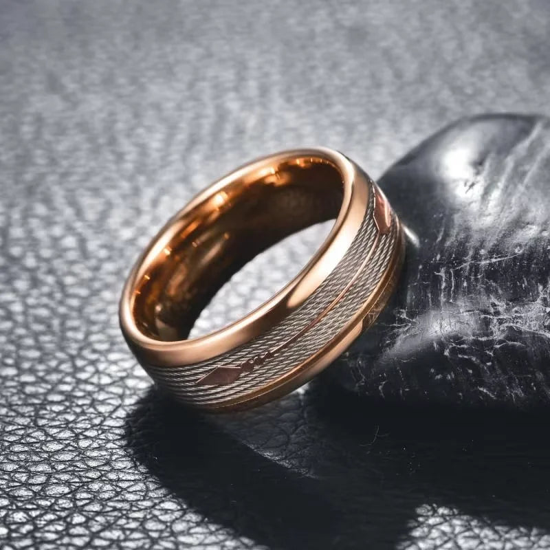 Rings Orion Nebula Forge #2 – Starry Tungsten Unisex Wedding Band