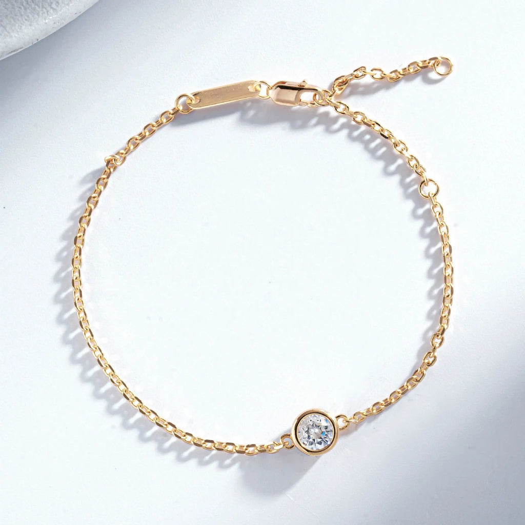 18K Rose Gold Bubble Tennis Bracelet – Certified Diamond Collection
