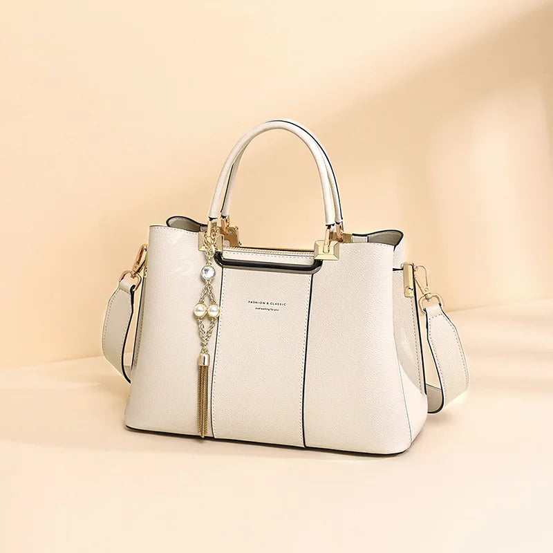 The Heritage Tote – Vintage Grain Leather Shoulder Bag
