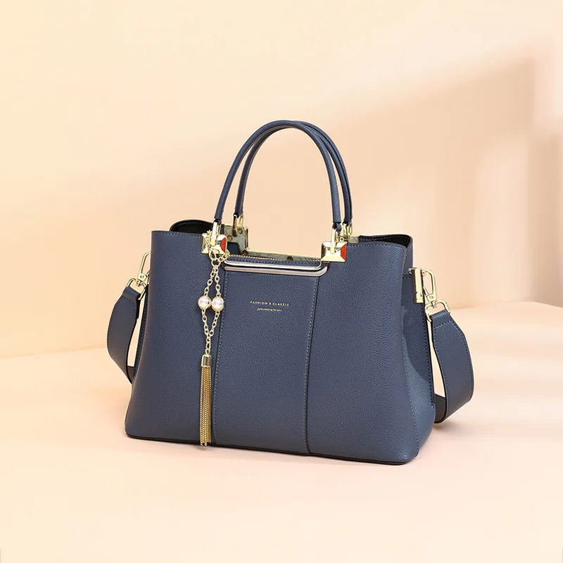 The Heritage Tote – Vintage Grain Leather Shoulder Bag