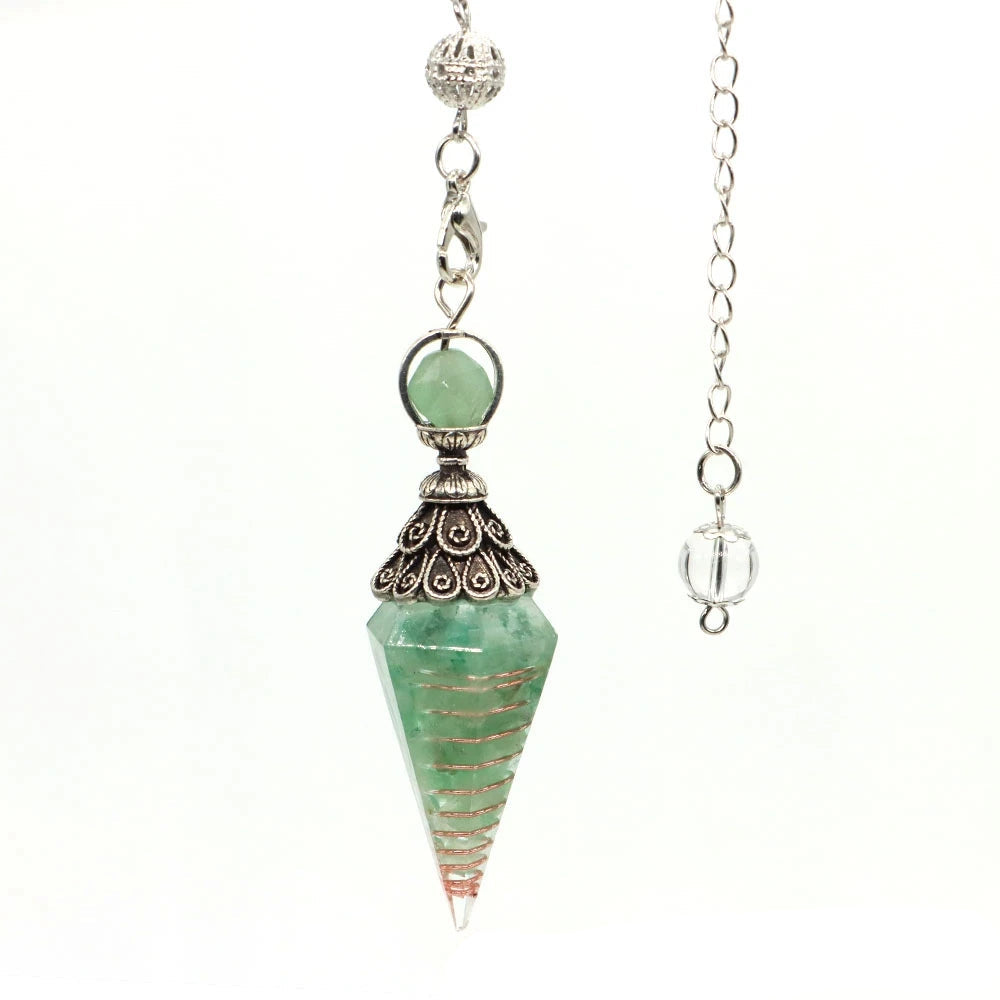 Crystal Essence – Natural Gemstone Energy Pendant