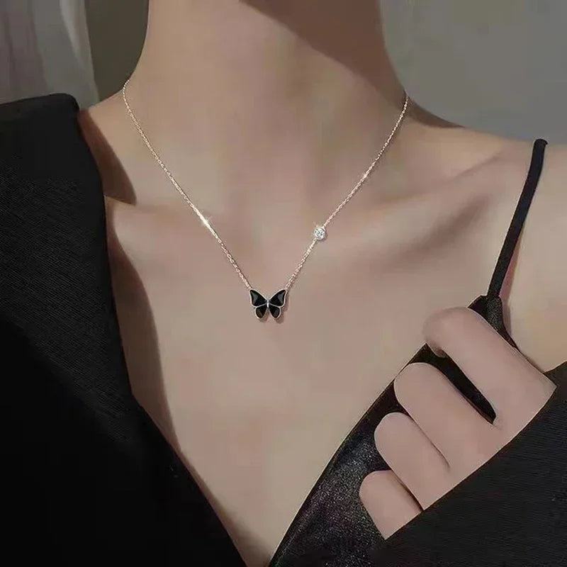 Chroma Wings – Butterfly Pendant Necklace