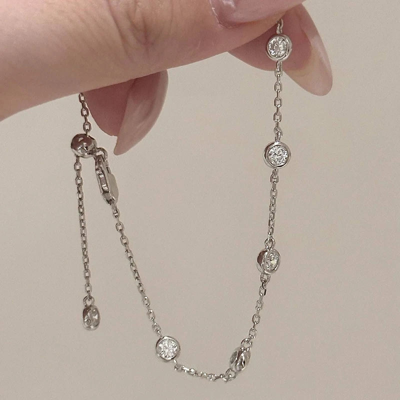 The Chelsea Sparkle Chain Bracelet | 925 Sterling Silver