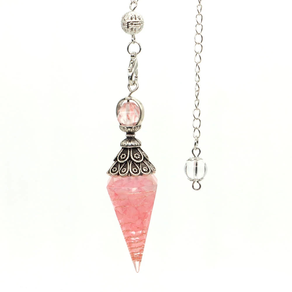 Crystal Essence – Natural Gemstone Energy Pendant