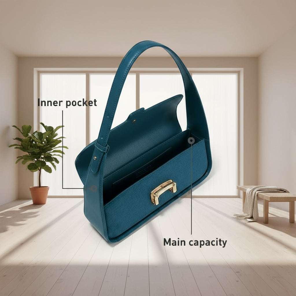 The Regent Tote – Structured Leather Shoulder Bag