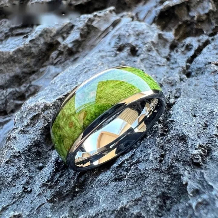 Rings Orion Nebula Forge #1 – Starry Tungsten Unisex Wedding Band