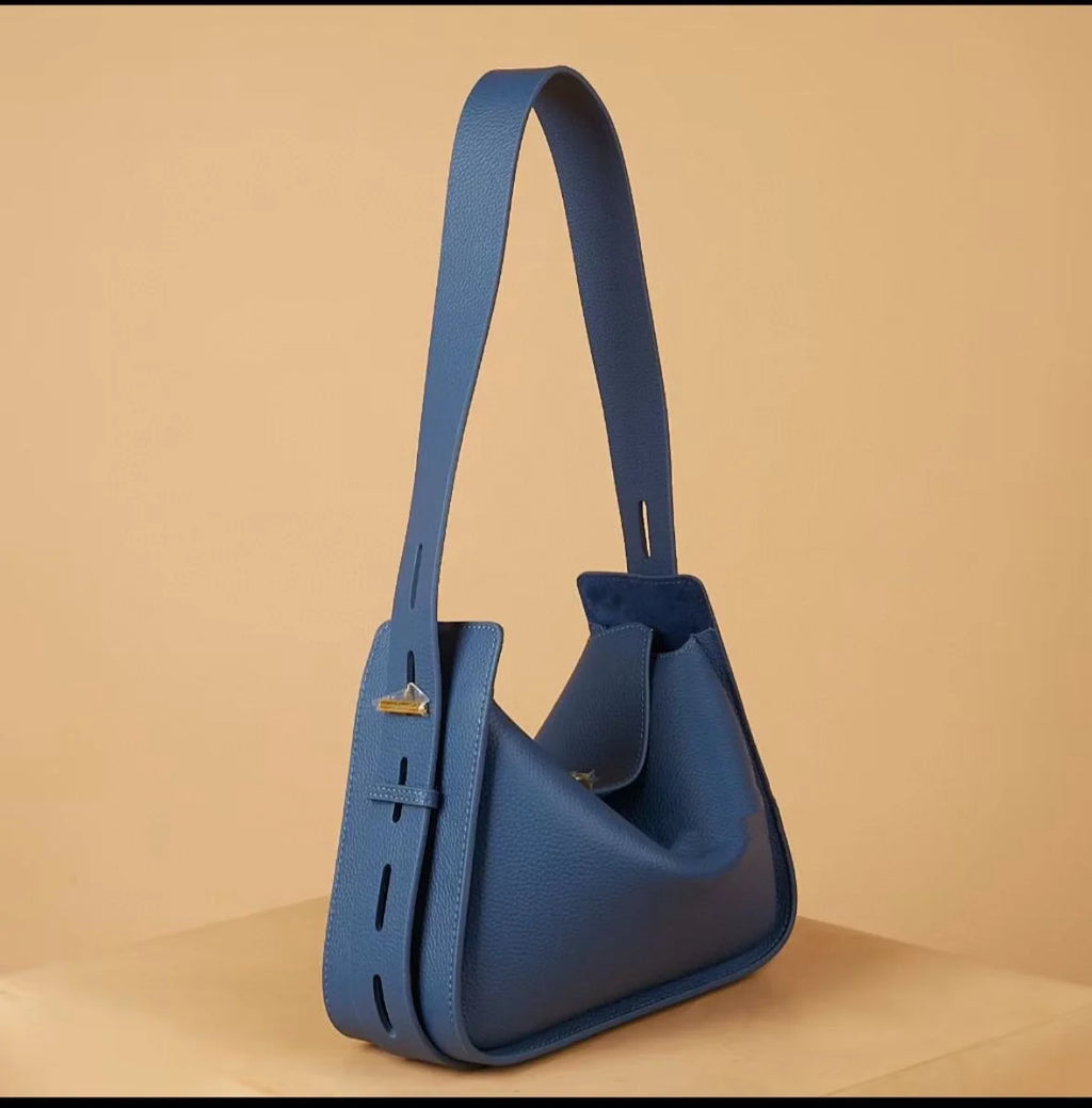 The Mayfair Satchel – Structured Leather Crossbody Bag
