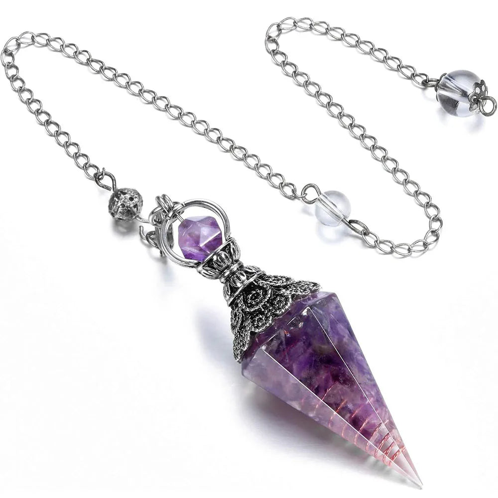 Crystal Essence – Natural Gemstone Energy Pendant