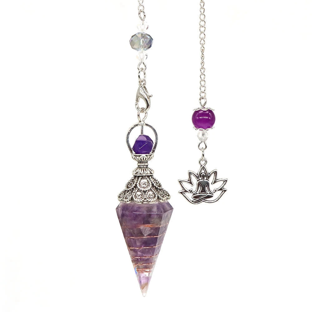 Crystal Essence – Natural Gemstone Energy Pendant