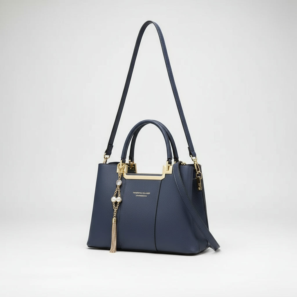 The Heritage Tote – Vintage Grain Leather Shoulder Bag