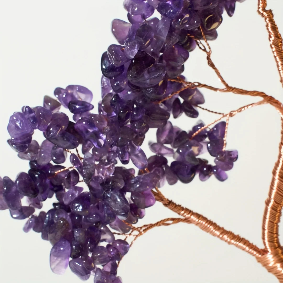 Amethyst Blossom – Crystal Tree of Life in Ceramic Pot