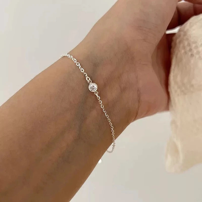 The Chelsea Sparkle Chain Bracelet | 925 Sterling Silver