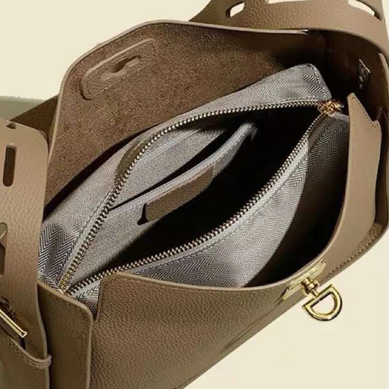 The Mayfair Satchel – Structured Leather Crossbody Bag