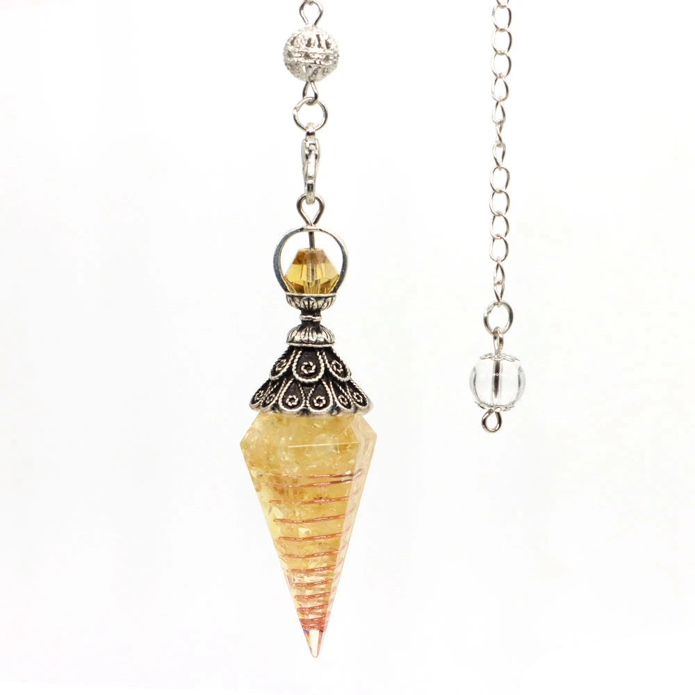 Crystal Essence – Natural Gemstone Energy Pendant