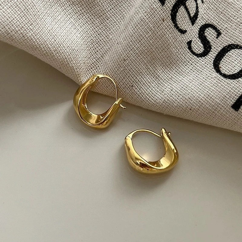 AureliaHoops – 925 Sterling Silver Chunky Hoop Earrings