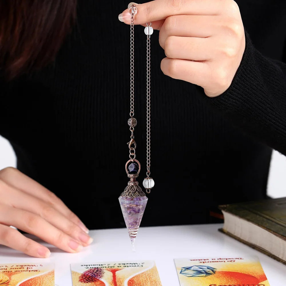 Crystal Essence – Natural Gemstone Energy Pendant
