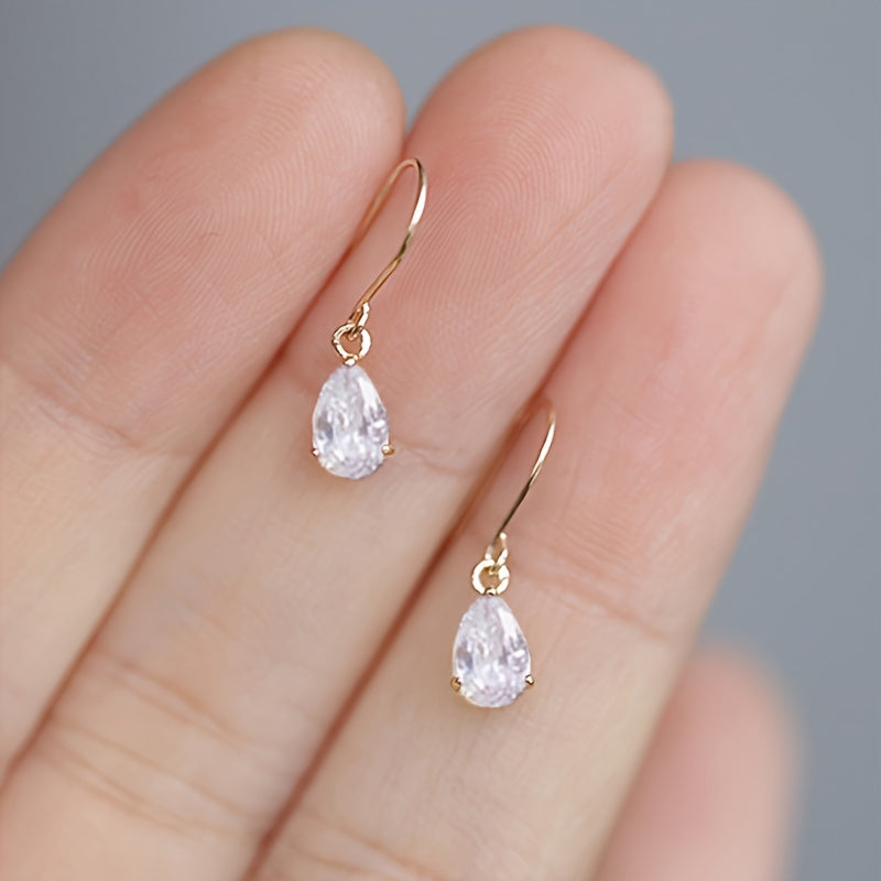 Éclat Royale – 925 Sterling Silver Drop Earrings