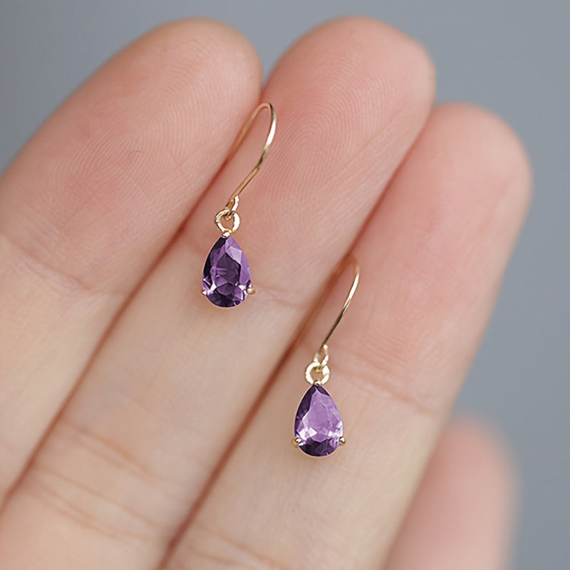 Éclat Royale – 925 Sterling Silver Drop Earrings