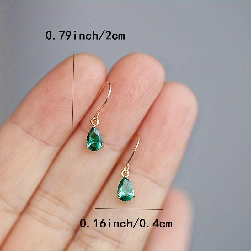 Éclat Royale – 925 Sterling Silver Drop Earrings