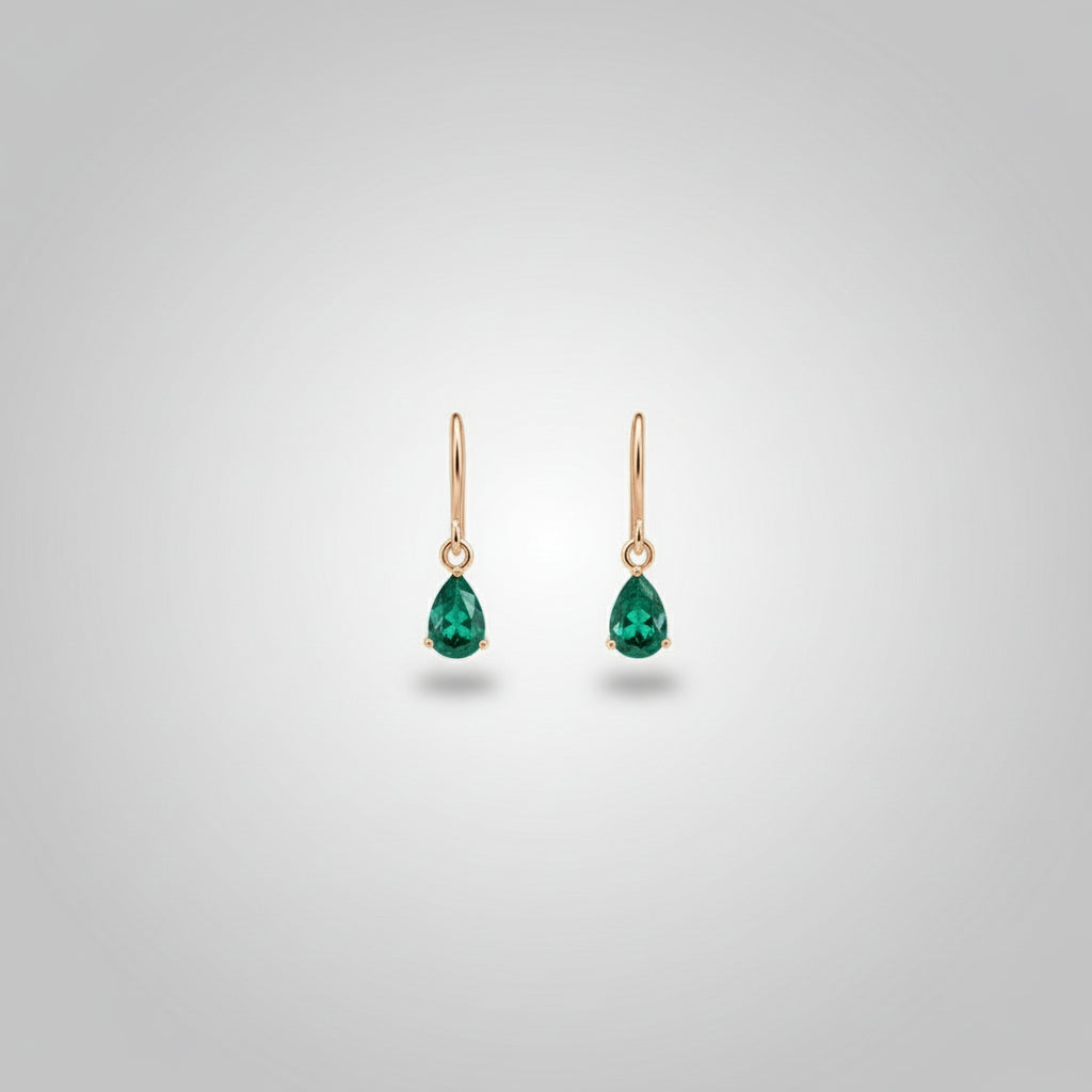 Éclat Royale – 925 Sterling Silver Drop Earrings